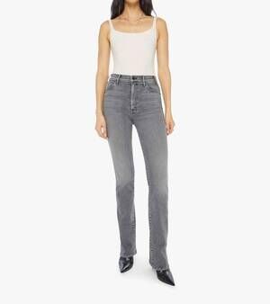 NEW MOTHER hustler heel jeans in magic eight ball